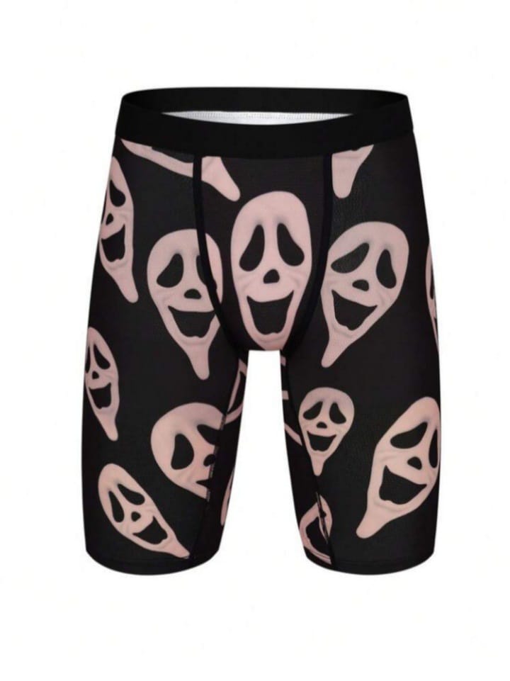 Figaro Men Ghost Print Boxer Briefs Underwear